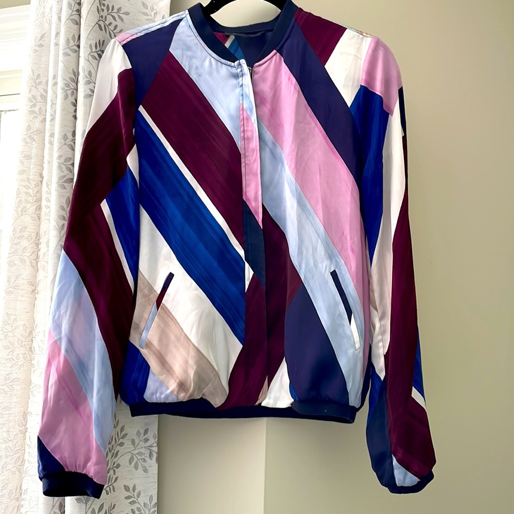Mexx Silk like zippered jacket size Large - Picture 1 of 7